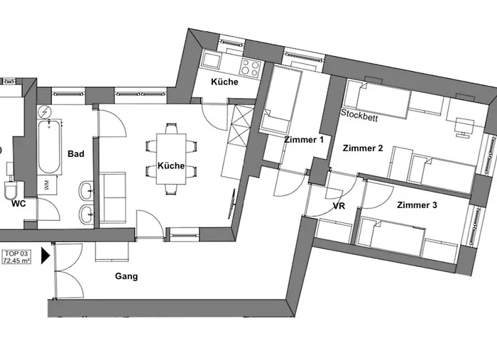 3 5 Betten Zentral Leoben Top3 Leitendorf